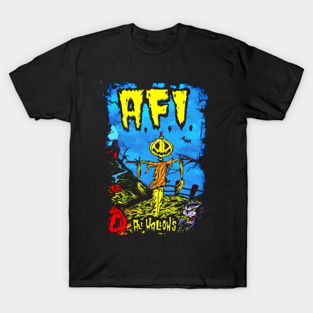 Vintage AFI band T-Shirt by tiranntrmoyet